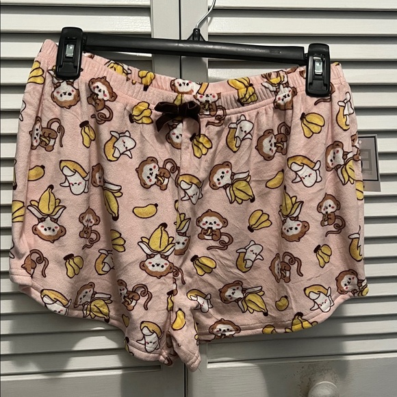 naughty monkey Pants - # 0517 +Monkey Print Pink Women's Shorts